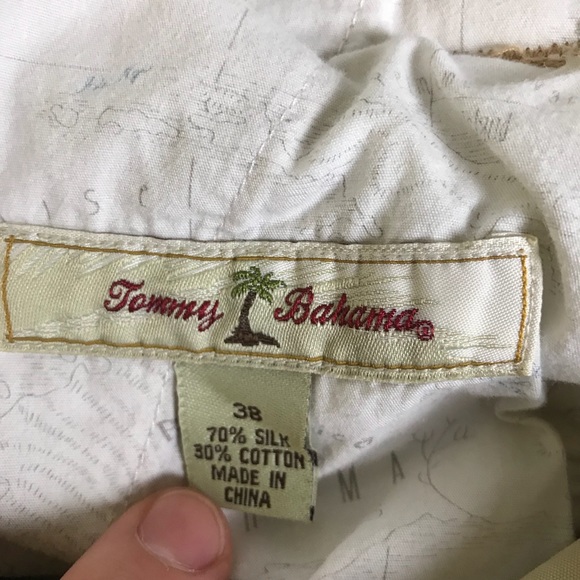 Tommy BAHAMA MENS 38 Flat Front Silk Pants - Picture 4 of 7